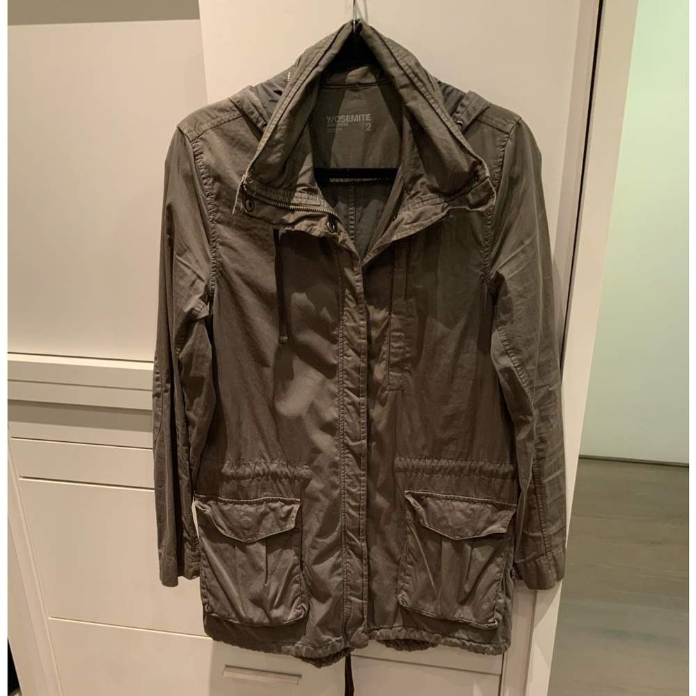 JAMES PERSE Yosemite Utility Anorak Jacket Khaki green